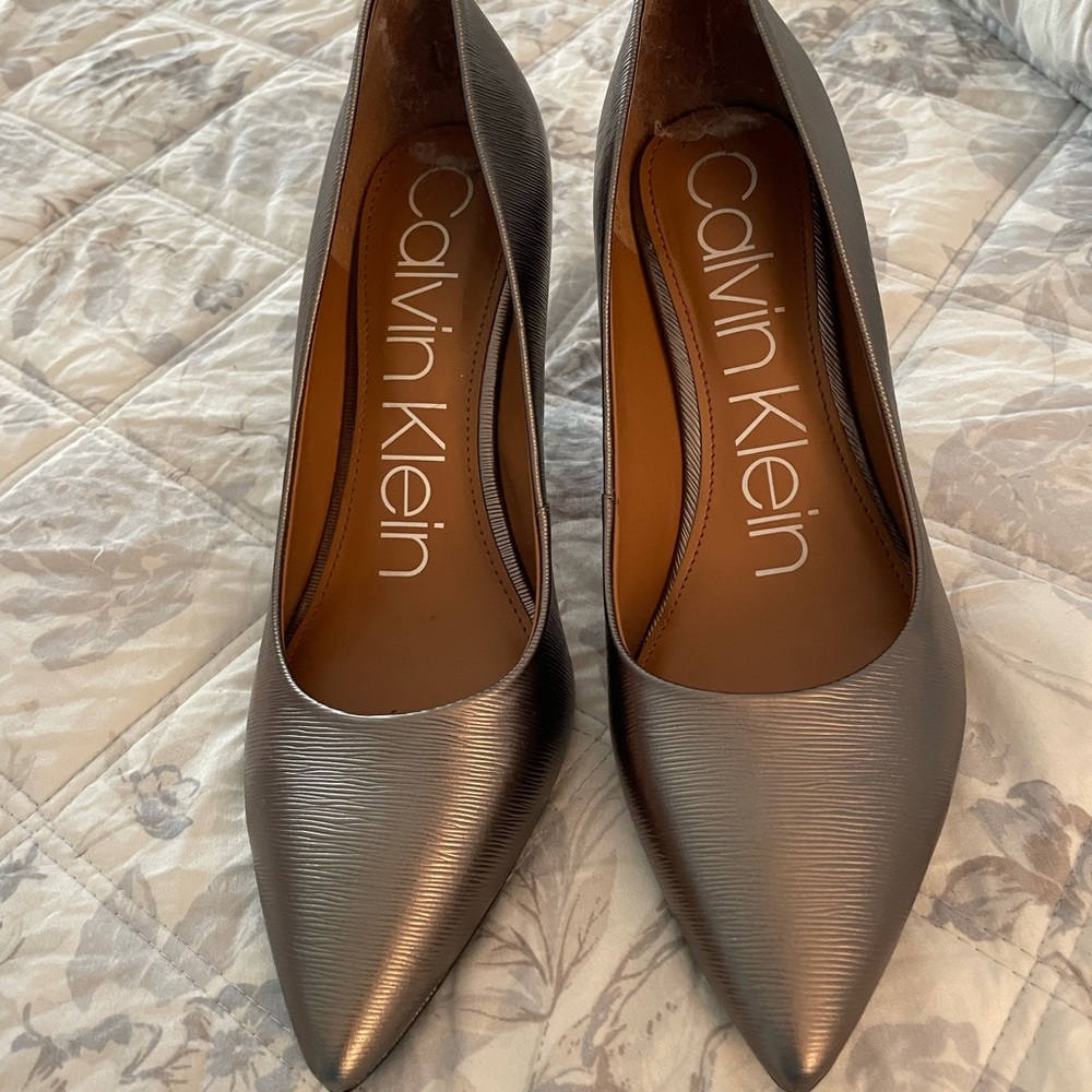 Calvin Klein Gayle Grey Heels
